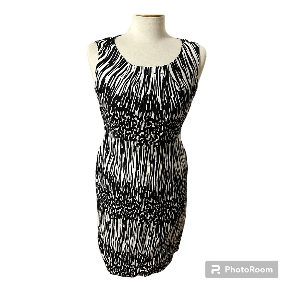 Calvin Klein Black and White Dress